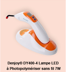 Denjoy® DY400-4 Lampe LED à Photopolymériser sans fil 7W
