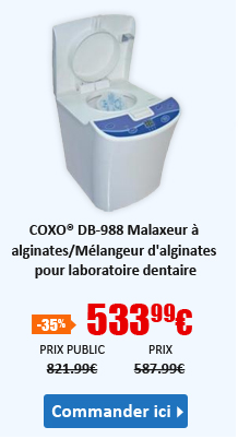 COXO® DB-988 Malaxeur à alginates/Mélangeur d'alginates pour laboratoire dentaire