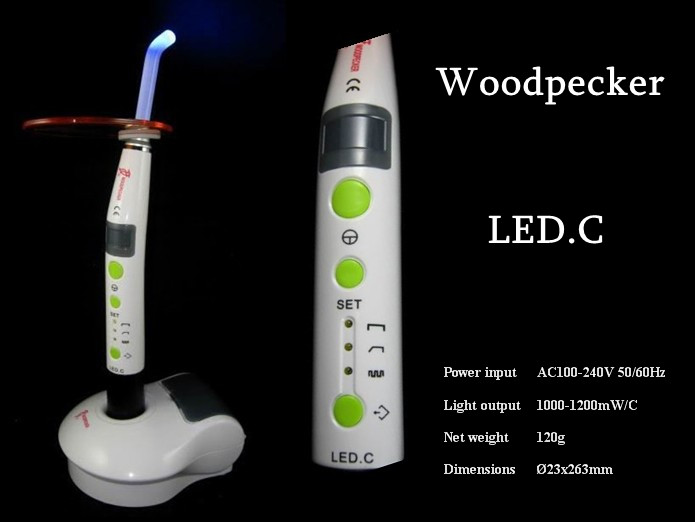 Woodpecker® Type C lampe LED à photopolymériser