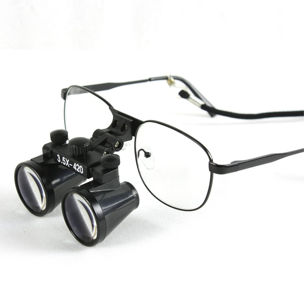 Lampe de front LED & 3.5X Loupes Binoculaires Chirurgicales