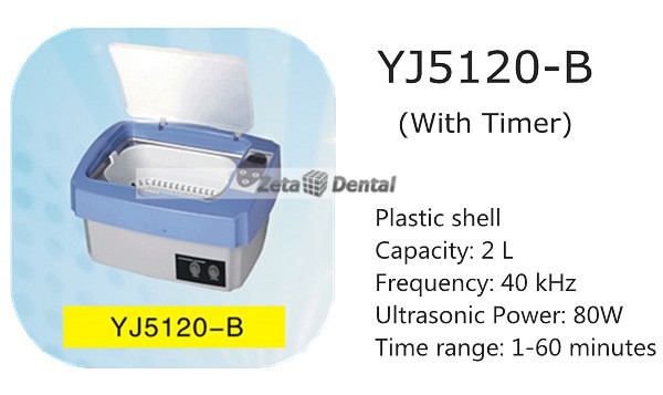 YJ® 2L Nettoyeur Ultrasonique YJ5120-B (Avec Minuteur)