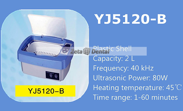 YJ® 2L Nettoyeur Ultrasonique YJ5120-B (Avec Minuteur&Chauffeur)