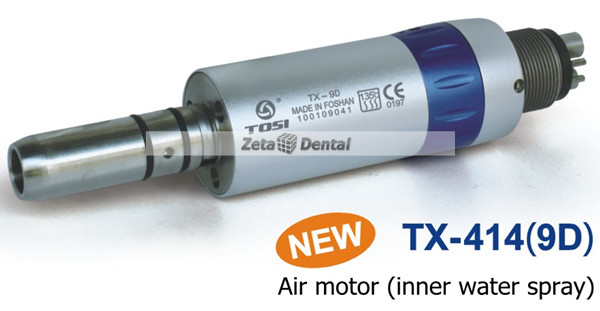 Tosi® TX-414(C) Kit des contre-angle & pièce à main & moteur d'air (LED auto-alimentée, Fraise CA Ø 2.35)