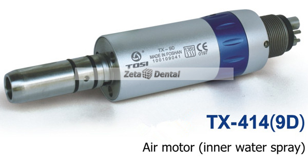 Tosi® TX-414(C) Kit des contre-angle & pièce à main & moteur d'air (LED auto-alimentée, fraise Φ1.6mm)