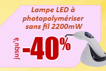 Lampe LED à photopolymériser sans fil 2200mW 